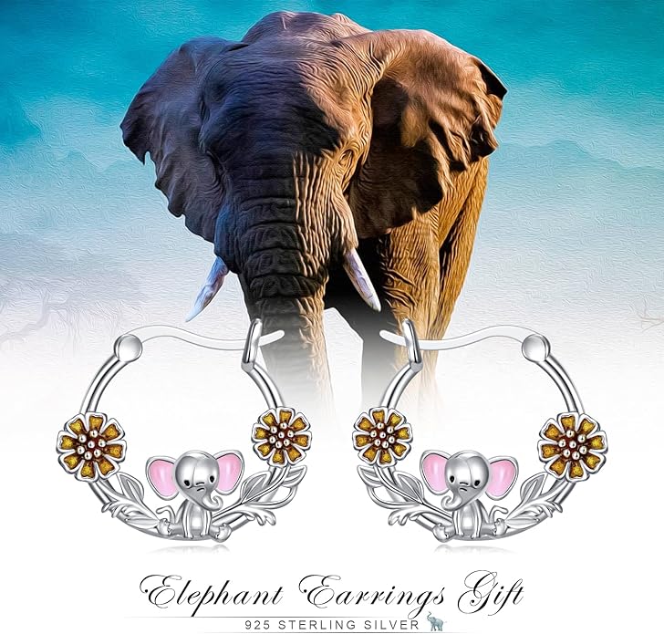 JUSTKIDSTOY Hypoallergenic Panda/Unicorn/Hummingbird/Dolphin Hoop Earrings for Women 925 Sterling Silver Animal Huggie Hoop Earrings Jewelry Gifts for Sensitive Ears