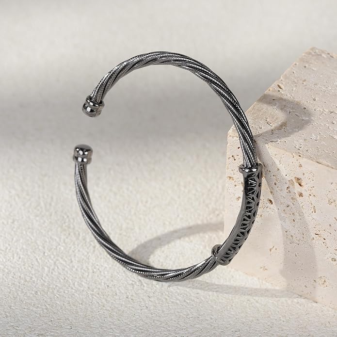 Cuffs Bracelet for Women Minimalist Gold Coil Craft Cuff Bracelet Italian Coil Craft Handmade Jewelry Christama Birtherday Gift