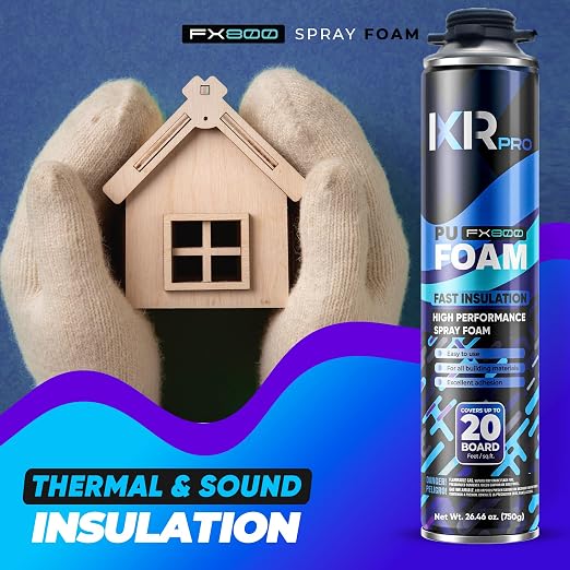 Spray Foam Insulation, Expanding Foam Sealant Spray, 6 Pack x 26.46 oz | High - Image 3