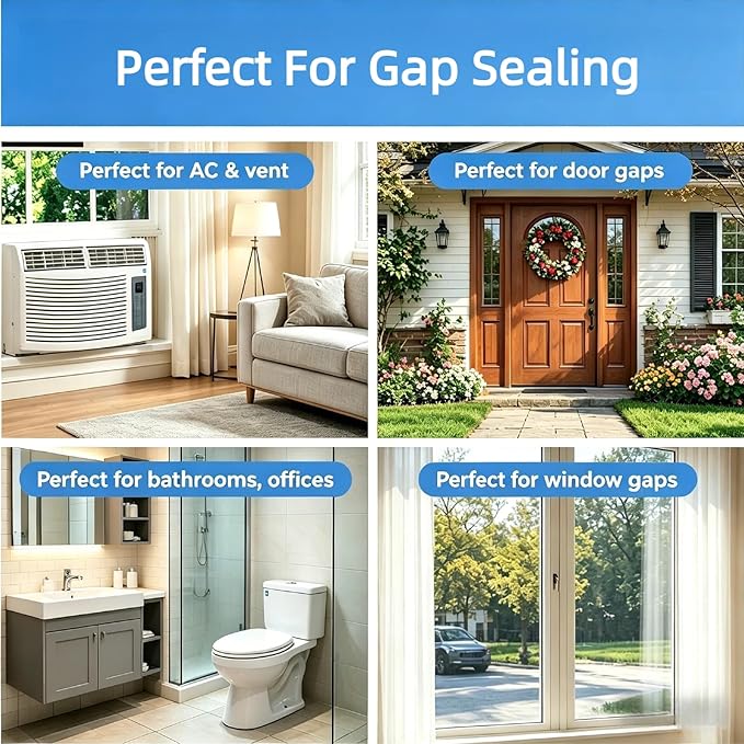 Litaibai Transparent Window Weather Sealing Tape, 2 in x 33 ft, 20 Mil | 20 mil - Image 5