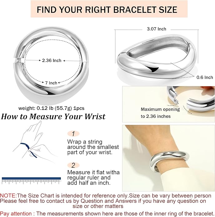 2Pcs Bangle Bracelets for Women Gold Arm Cuff 14k Gold Plated Chunky Gold Bangle Set Hinged Cuff Bracelets Trendy Arm Cuff Jewelry for Women