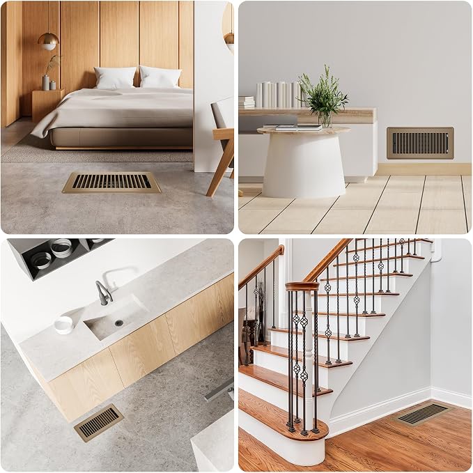 Floor Register 4x14, 4 Pack Floor Vent Covers - Image 7