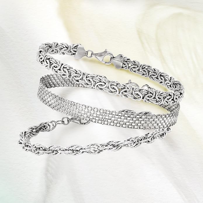 Ross-Simons Jewelry Set: 3 Link Bracelets