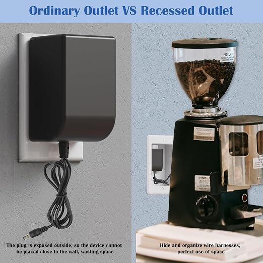 Recessed Outlet/Electrical Box Single Gang, DVFR1W-1 Recessed Receptacle Outlet - Image 6