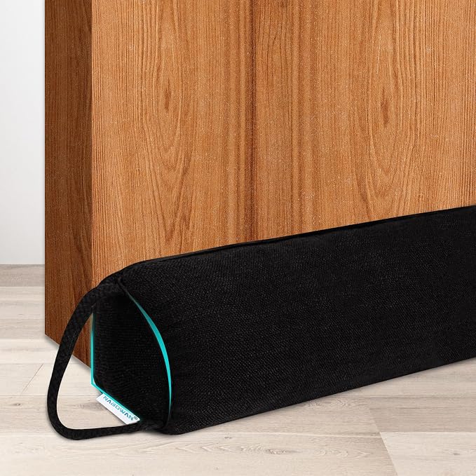 NABOWAN 38" Weighted Under Door Draft Stopper -Triangular Door Draft Blocker by NABOWAN
