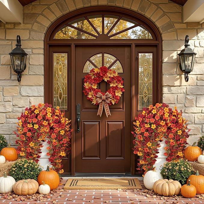 4 Pcs Upgrade Big Artificial Hanging Fall Flowers - Image 7