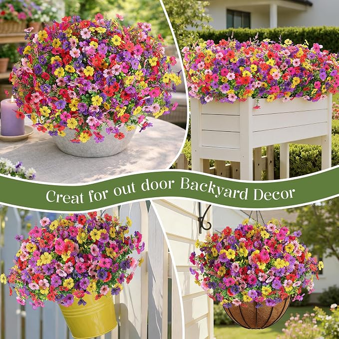 SHareconn 48 Bundles Artificial Flowers - Image 9