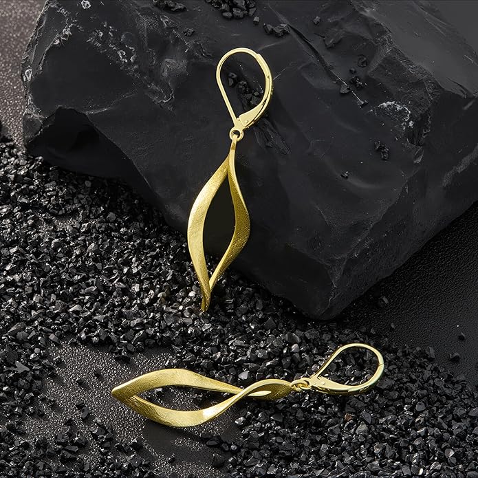 925 Sterling Silver Teardrop Dangle Earrings for Women Leverback Drop Dangle Earrings Jewelry Hypoallergenic Sterling Silver Teardrop Earring for Women Gifts