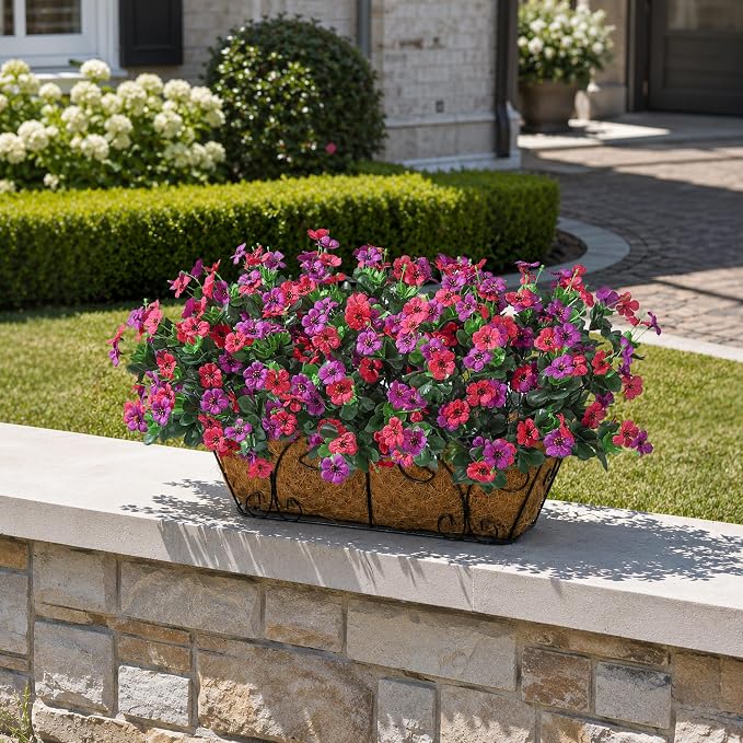Artificial Flowers for Outdoor Indoor Garden Home Decoration, Faux Flower Daisy - Image 2