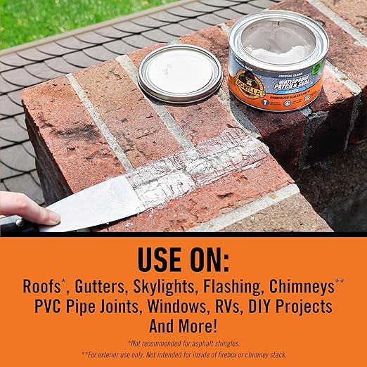 Gorilla Waterproof Patch & Seal Rubberized Sealant Paste, 12.8 Ounce Can - Image 4