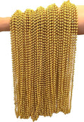 Festive Metallic Beaded Necklaces