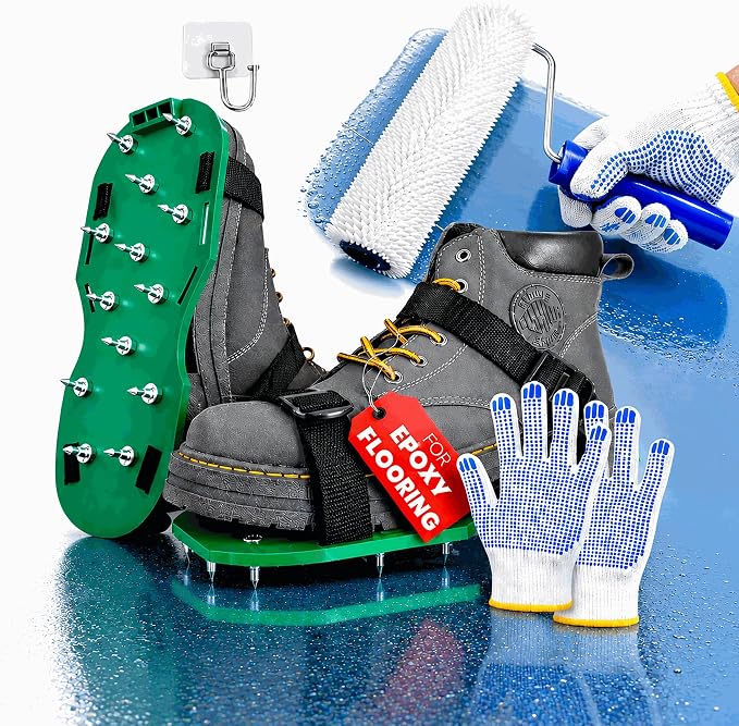 Premium 9 Inch Spiked Roller & epoxy Spike Shoes kit by Unknown