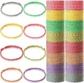 Remerry 168 Pcs Friendship Bracelets Adjustable Woven Rope Bracelets Bulk Valentine's Day Birthday Party Favors & Goodie Bag Stuffers, 8 Assorted Colors(Vivid Colors)