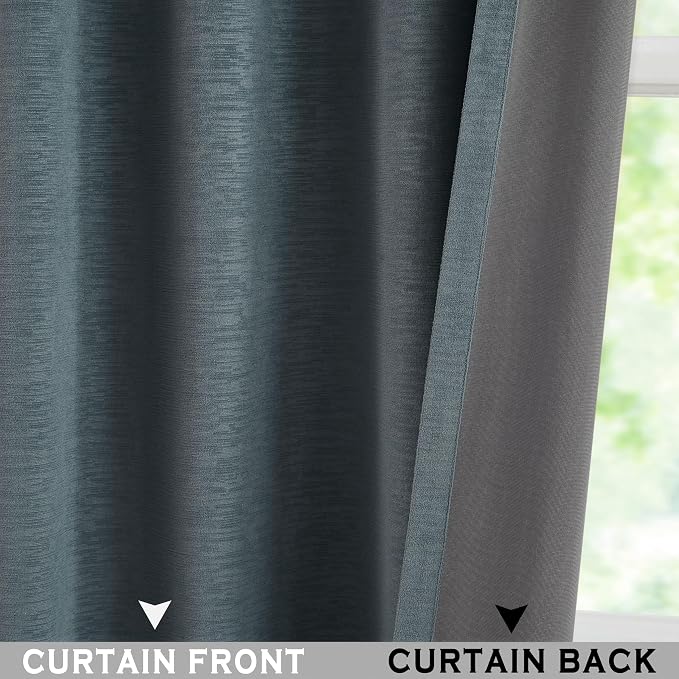 Kayne Studio Storm Blue Soft Velvet Pinch Pleated Curtains 72 Inches Long | - Image 6