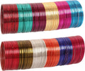 Touchstone indian bangles bracelets for women colorful churiyan set return gifts jewelry chudiya bulk pack bollywood metal bangle sets 12 textured vintage colors. Set of 144