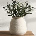 Ceramic Flower Vases Home Decor, Rustic Farmhouse Decorative Vase Pottery by ooit