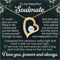 To My Beautiful Wife Necklace Hot Doe Forever Love Jewelry From Lover Husband to Beautiful Woman