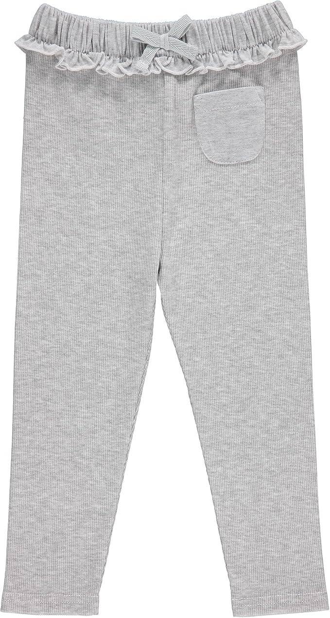 Cudlie 5-Pack Baby/Toddler Girls Joggers - Lounge Pants, Active Sweatpants Sweats - Fashion Joggers for Girls