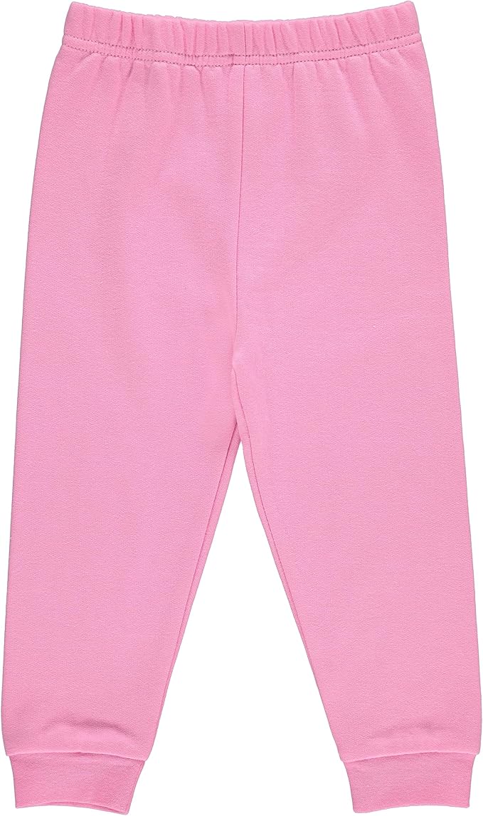 Cudlie 5-Pack Baby/Toddler Girls Joggers - Lounge Pants, Active Sweatpants Sweats - Fashion Joggers for Girls