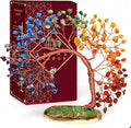 7 Chakra Tree of Life for Home, Wall Decor to Bring Money & Good Luck, Handmade by KARMAPLEDGE
