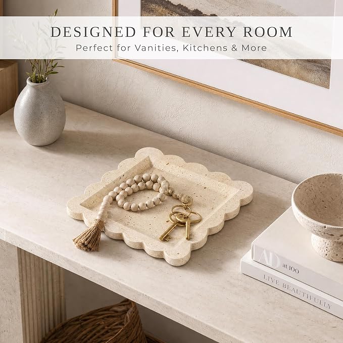 Decorative Scalloped Tray - Image 7
