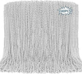 240PCS Silver Bead Necklace, Christmas Beads Stuff Accessories, 33" Xmas Necklaces Women and Men, Festival Events Parade Throw Accessories for Wedding Birthday Celebrations Decorations