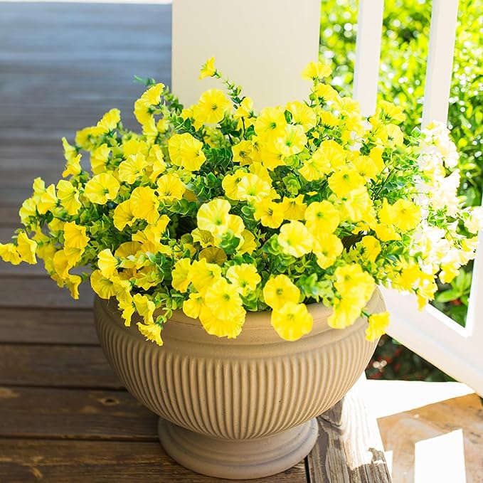 Artificial Flowers for Outdoors Fake Flowers Plants for Spring Summer Decor by HyeFloraartificialflowers