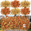 Alupssuc 48 Bundles Artificial Fall Flowers, UV Resistant Faux Mums Porch | by Alupssuc