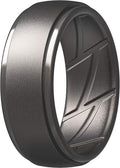 ThunderFit Men's Silicone Rings 10mm Wide 2.5mm Thick Rubber Bands, Breathable, Variety Multipack 1-10