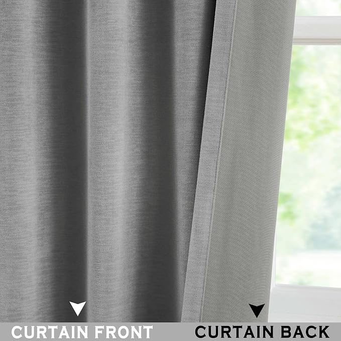Kayne Studio Pewter Grey Soft Velvet Pinch Pleated Curtains 108 Inches Long | - Image 6
