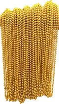 Festive Metallic Beaded Necklaces