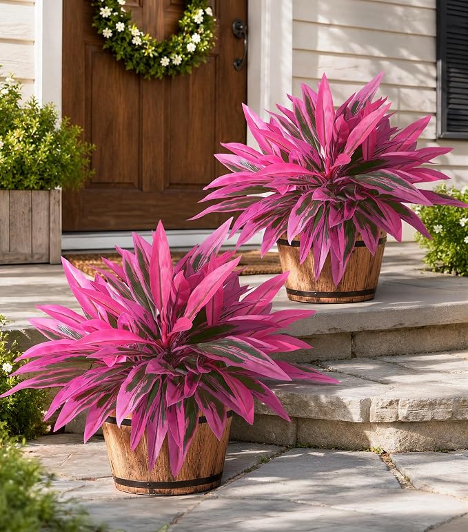 Starttag Artificial Greenery for Outdoors Fake Plants, 4 Bundles Boston Fern by Starttag