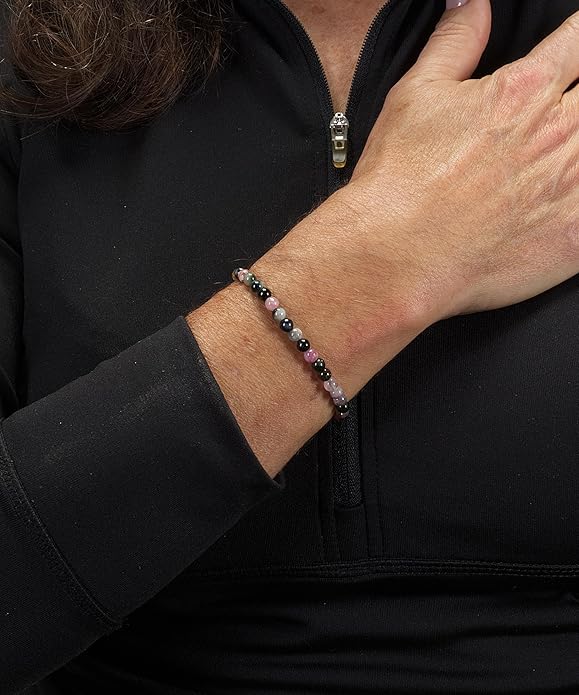 Cherry Tree Collection - Small, Medium, Large Sizes - Gemstone Beaded Bracelets For Women and Men - 4mm Round Beads