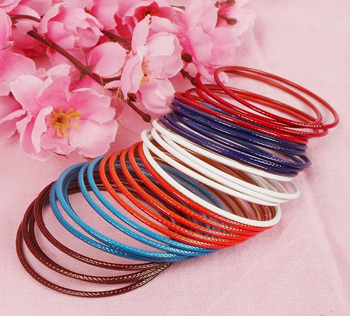 Touchstone indian bangles bracelets for women colorful churiyan set return gifts jewelry chudiya bulk pack bollywood metal bangle sets 12 textured vintage colors. Set of 144