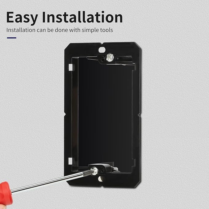 Mounting Brackets for Low Voltage Wall Plate, 5 Packs | Open Back Low Voltage - Image 3