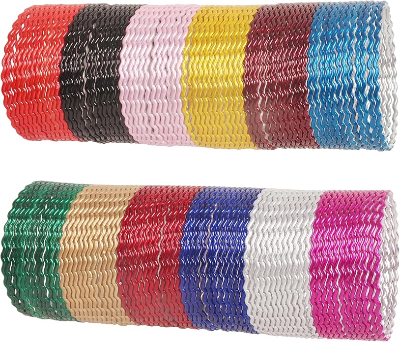 Touchstone indian bangles bracelets for women colorful churiyan set return gifts jewelry chudiya bulk pack bollywood metal bangle sets 12 textured vintage colors. Set of 144