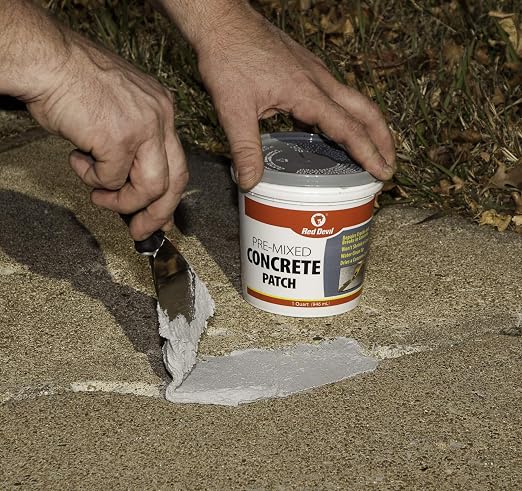 Red Devil 0644 Concrete Repair Patch, Cement Crack Fillter, 1 Quart, Made in USA - Image 4