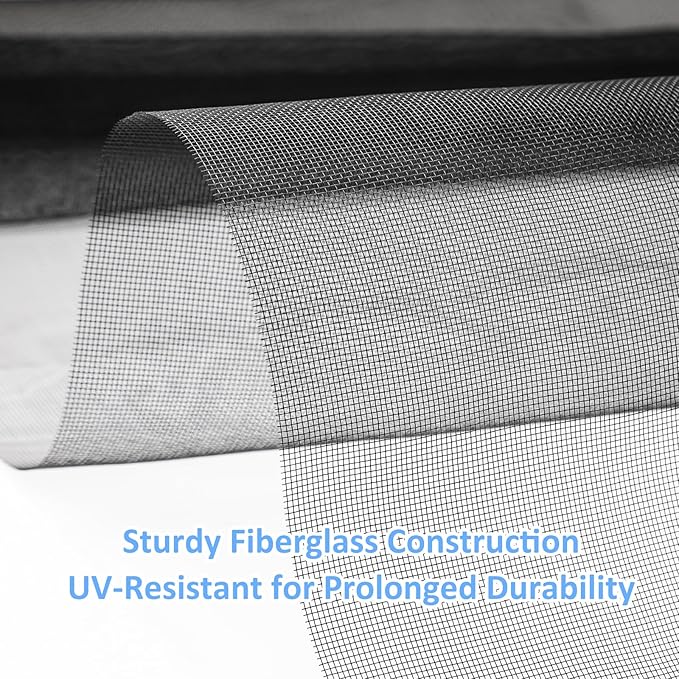 59"x79" Window Screen Mesh, Fiberglass Window Screen, Screen Door Mesh - Image 3