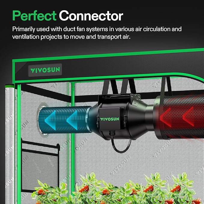 VIVOSUN 6 Inch 25 Feet Flexible Aluminum Ducting - Image 2