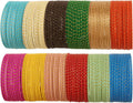 Touchstone indian bangles bracelets for women colorful churiyan set return gifts jewelry chudiya bulk pack bollywood metal bangle sets 12 textured vintage colors. Set of 144