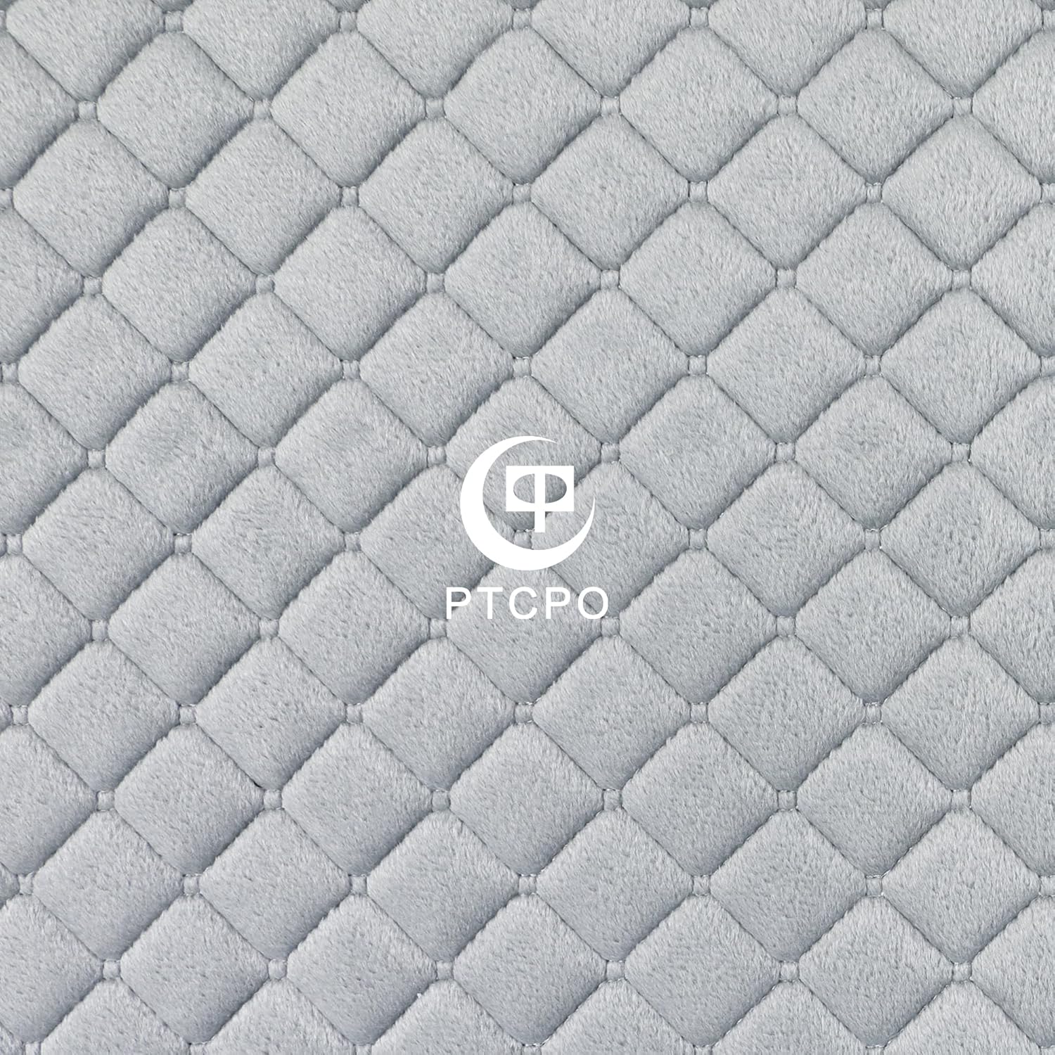 Soft Car Steering Wheel Cover for Sedan, SUV, Warm Luxury Velvet, Odorless, Universal, Anti Slip, Summer Winter, Gray, Large Size[15" 1/2-16"](39-41cm)