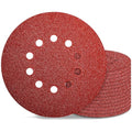 9 Inch 10 Holes Sanding Disc 40 Grit Drywall Sandpaper 15pcs by Awutzut