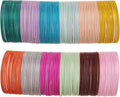 Touchstone indian bangles bracelets for women colorful churiyan set return gifts jewelry chudiya bulk pack bollywood metal bangle sets 12 textured vintage colors. Set of 144