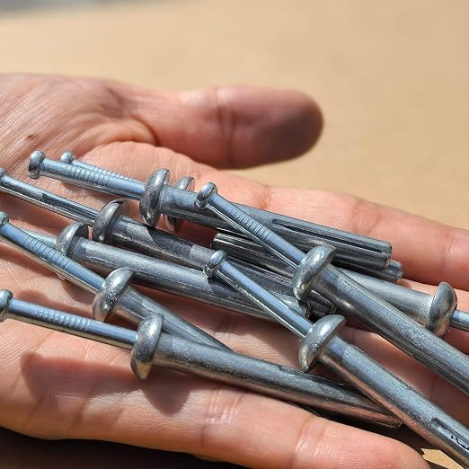 SANTIE 1/4 in. x 1-1/2 in. Hammer-Set Nail Drive Concrete Anchors - Image 5