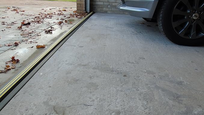 1” High Garage Door Threshold Seal Kit 18'3" Length | Flexible PVC | Complete - Image 5