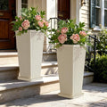 24" Tapered Tall Planters for Outdoor Plants by Diyfire