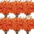 24 Pcs Artificial Fall Flowers Fake Mums by OuddyDecor