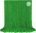 YAXINRUI 120 PCS St. Patricks Day Necklaces, Green Mardi Gras Christmas Bead Necklaces, 33" St. Patrick's Day Green Beads St. Patricks Day Accessories for Mardi Gras, St. Patricks Day Party Favors