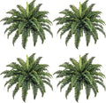 FOREST PRINCE 35" Fake Ferns Artificial Boston Ferns by ForestPrince