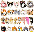 Cat Charms Pendants - 48Pcs Pet Cat Alloy Enamel Jewelry Pendants Bulk Cute Animals Gold Enamel Charms for Jewelry Making Earring Necklace Bracelet Making DIY Crafts Birthday Xmas Winter Holiday Gift